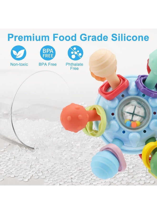 TOHIBEE Baby Montessori Sensory Toys for 0-6 6-12 Months, Baby Teether Teething Toys for Babies 0 3 6 9 12 18 Months, Newborn Infant Learning Developmental Toys Gifts for 1 2 Year Old Boys Girls - Image 5