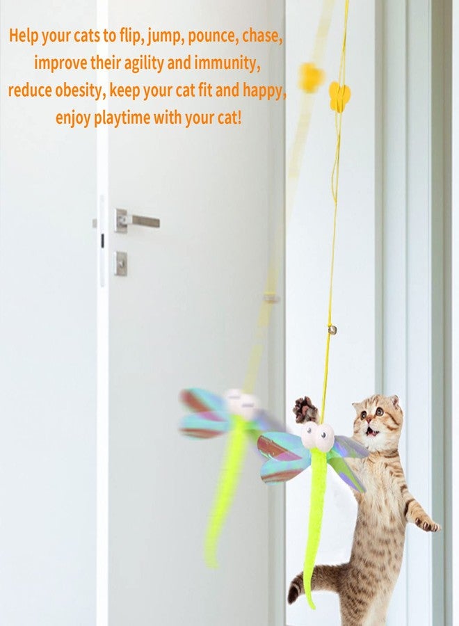 Qpets Interactive Cat Wand Toy with Feather Teaser, Flexible Steel Wire Pole, Detachable Suction Cup Base, Eco-Friendly Durable Design for Indoor Play and Exercise - Image 5
