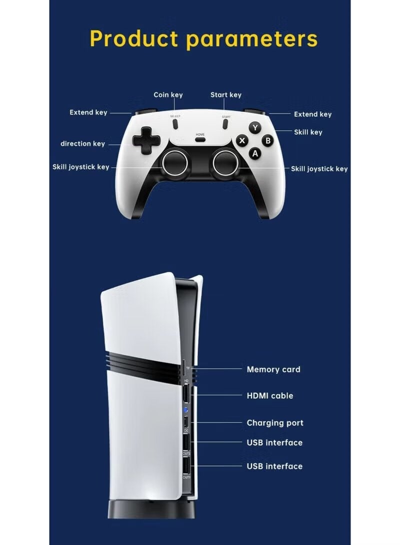 GS5 Pro Handheld Game Console – 3.5” HD Screen, Retro Classic Games, Portable Gaming Device, Rechargeable Battery, TV Output, Multiplayer Controller Ready - Image 4