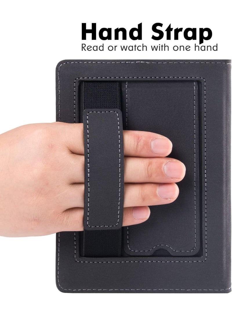 عام غطاء حامل متوافق مع قارئ Onyx Boox Go 6 / Boox Poke 5 / Poke 5S الإلكتروني 6 بوصة، غلاف واقي خفيف من جلد PU مع حزام يد / نوم / استيقاظ تلقائي. - Image 5