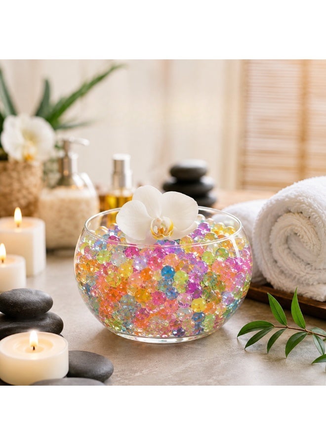 Noora360 50,000 Rainbow Water Gel Beads, Colorful Water Beads for Vase Filler, Wedding Centerpieces, Floral Décor, Floating Candles, Foot Spa, Plant Arrangements and Home Decoration - Image 4