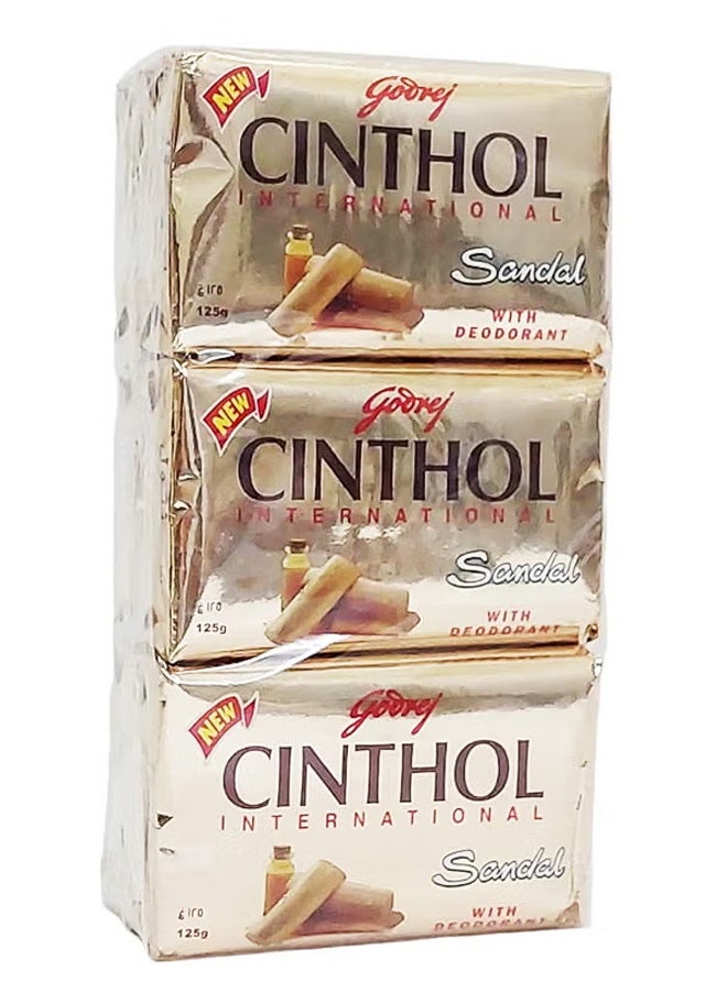 Cinthol Bath Soap Sandal With Deodorant Pack of 6