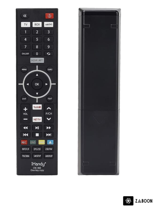 Zaboon Universal Remote Control for TV and DVD with YouTube and TV Net