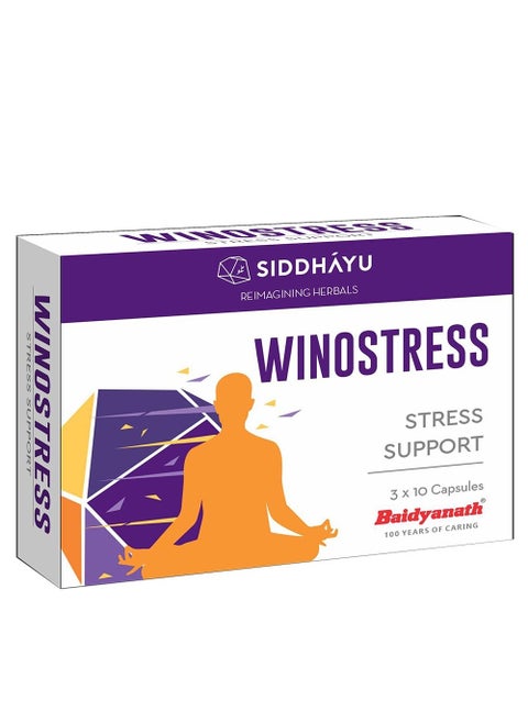 Winostress Capsules For Stress Support 30s