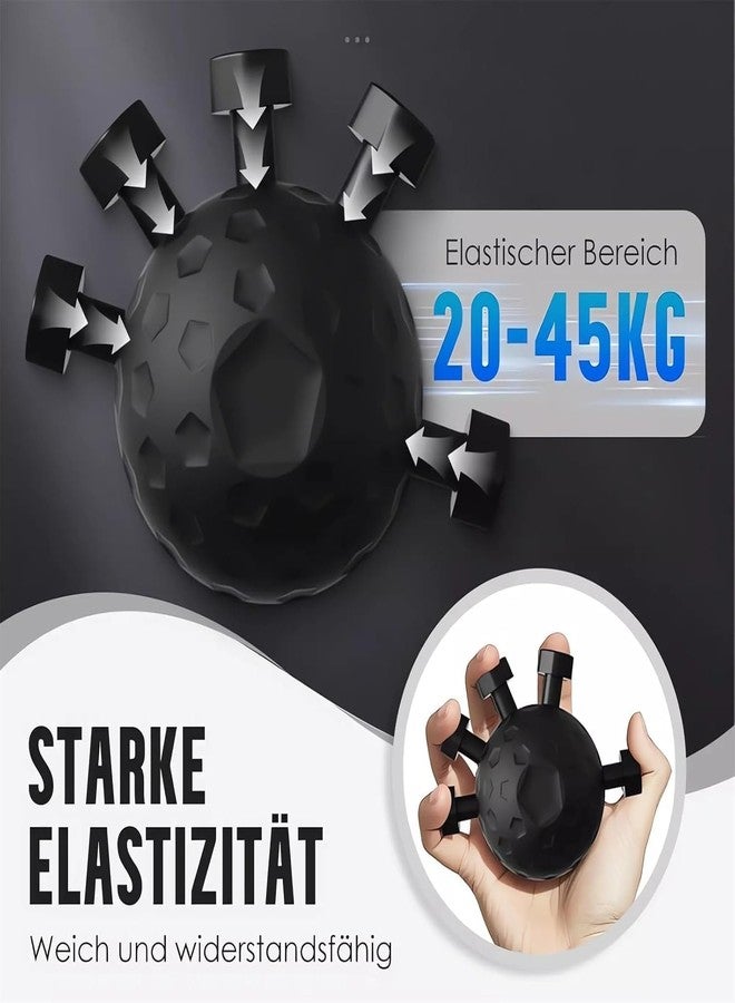 BIRZAR Arm Builder 2025 New Hand Forearm Ball Strengthener and Finger Grip Exerciser Balls Wrist Strengthening Guitar Finger Gripper Strength Trainer Hand Squeezer Stretcher Extender Workout - Image 2