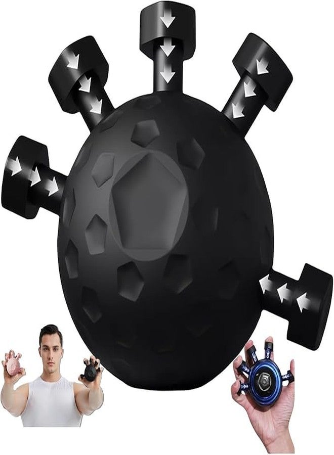 BIRZAR Arm Builder 2025 New Hand Forearm Ball Strengthener and Finger Grip Exerciser Balls Wrist Strengthening Guitar Finger Gripper Strength Trainer Hand Squeezer Stretcher Extender Workout - Image 1
