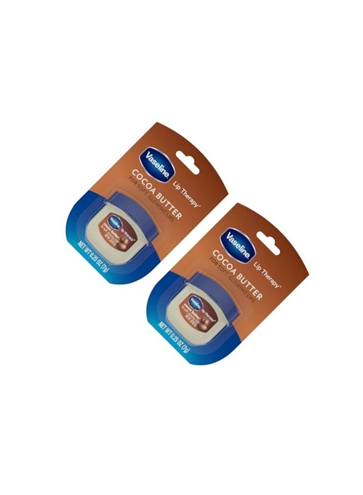 Vaseline Lip Therapy Cocoa Butter 7g Pack Of Two - Image 2