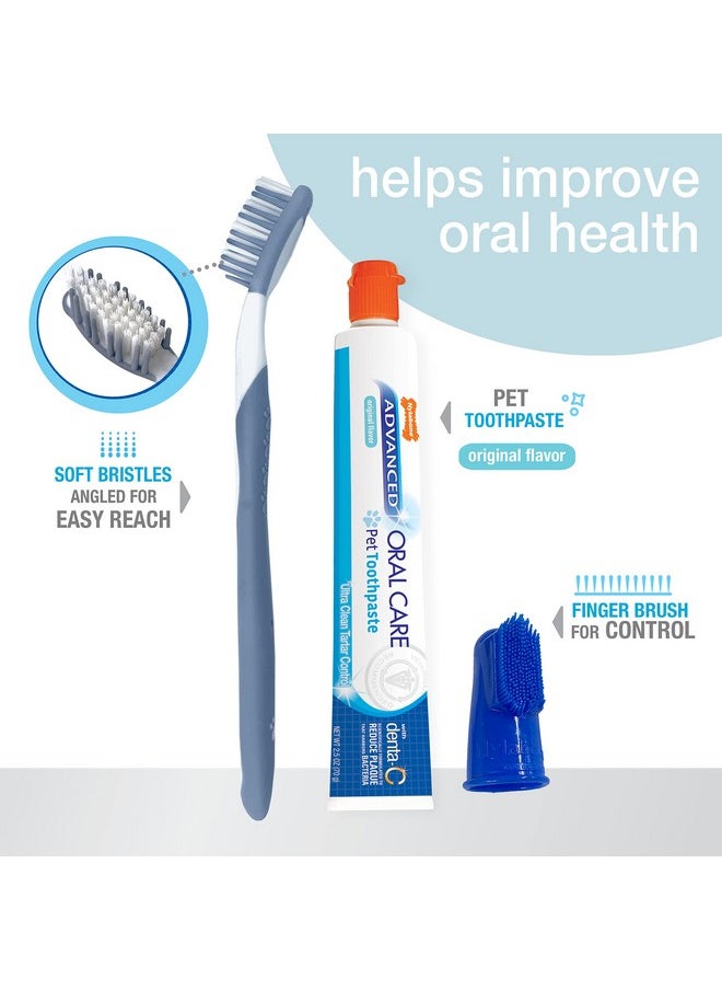 Nylabone Advanced Oral Care Dog Dental Kit Original Flavor 2.5 Oz.  - Image 3