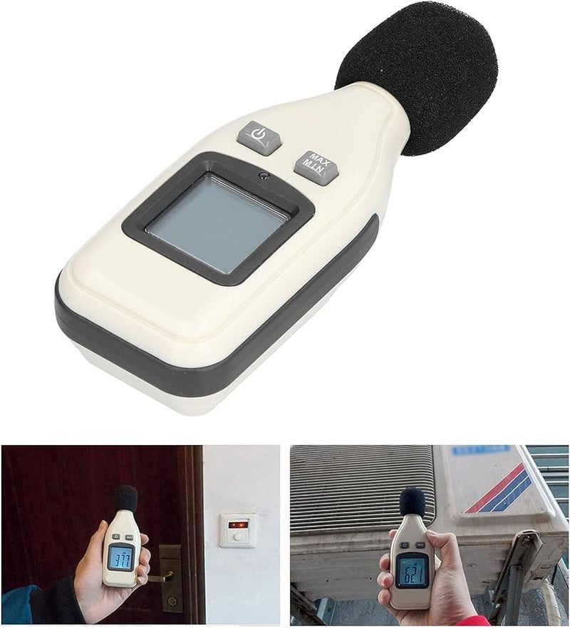 Decibel Sound Level Tester Noise Meter with LCD Display for Indoor Outdoor Use - Image 5