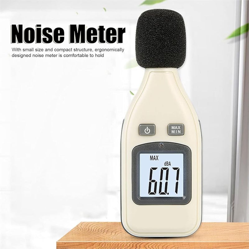Decibel Sound Level Tester Noise Meter with LCD Display for Indoor Outdoor Use - Image 4