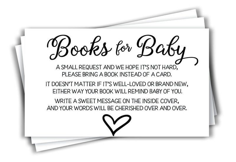 All Ewired Up 50 Gender Neutral Baby Shower Book Insert Request Cards (50-Cards)