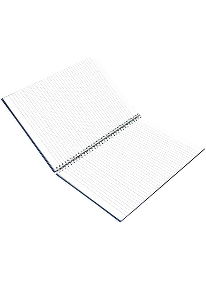 إيروريكس كتاب مخطوطات حلزوني بخطوط مفردة مقاس 8 مم، 96 ورقة، مقاس 2 كراسٍ، أزرق - Image 2