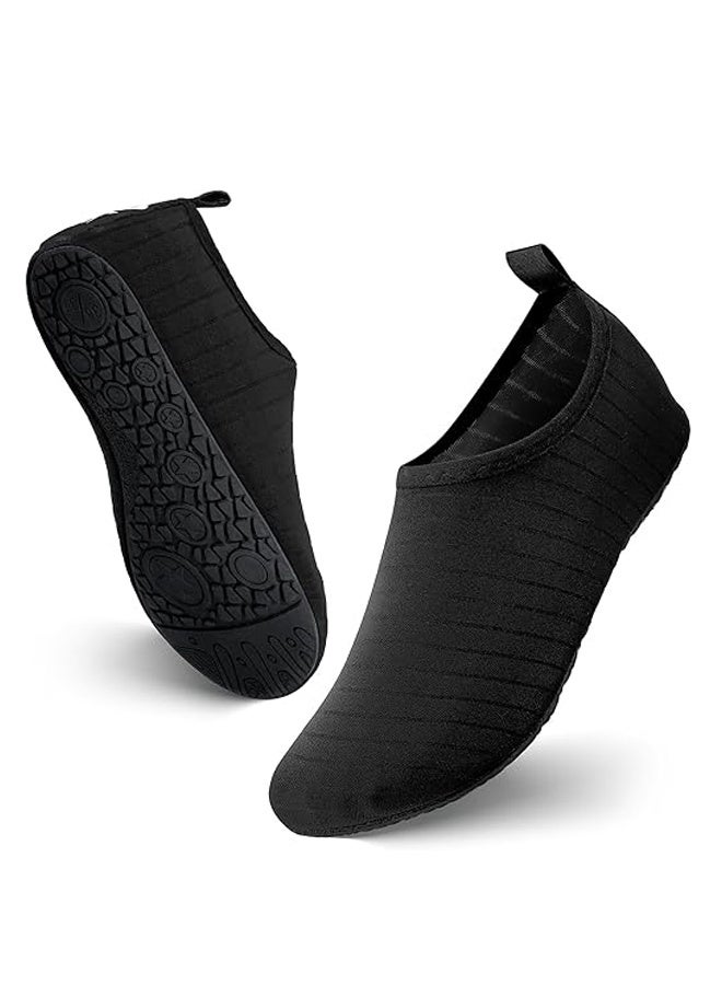 Water Shoes Women Men Aqua Socks Beach Barefoot Quick Drying Aqua Aerobics Swim Pool Non Slip Surf River Lake Snorkeling Kayak Yoga Adult Youth (M Size) - Image 1