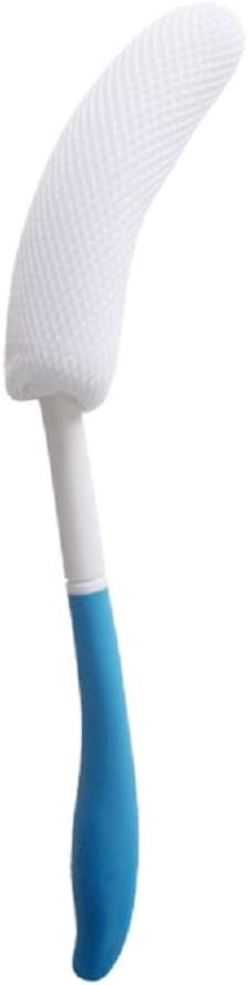 Shuiniba Body Back Bath Brush Curve Long Handle Mesh Bag Sponge Replaceable Scrubbing Brush Exfoliating Skin Shower Brush Length 1535 Inch39cm - Image 2