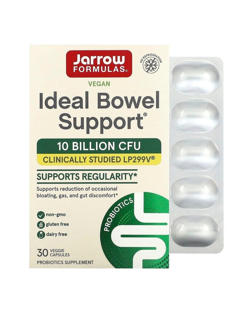 جارو فورملاز دعم الأمعاء النباتي المثالي، 10 مليارات وحدة تشكيل مستعمرة ، 30 كبسولة نباتية