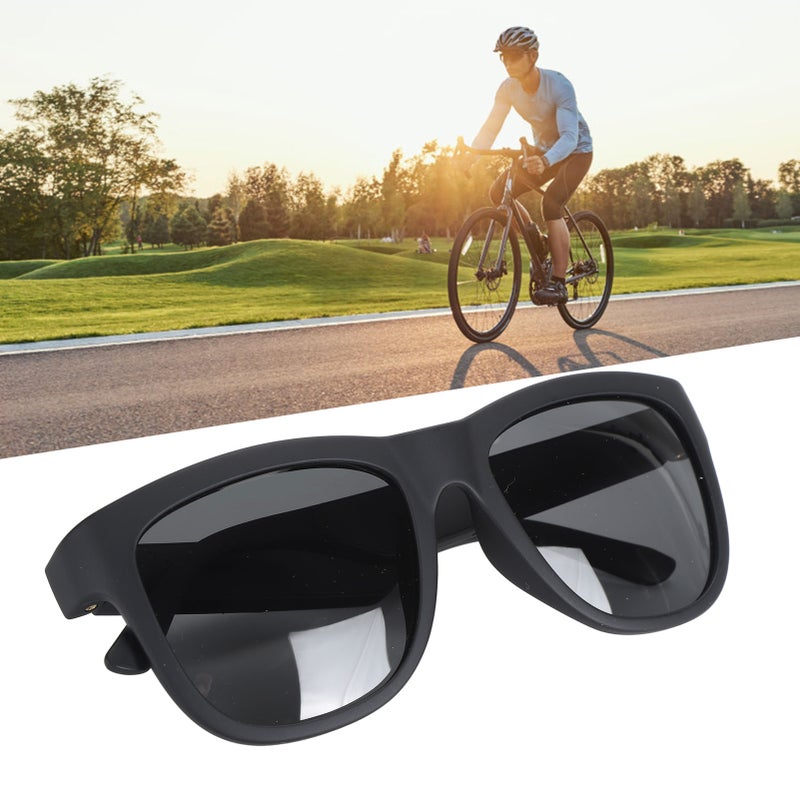 نظارات ذكية بلوتوث لاسلكي V5.0 EDR مع تحكم باللمس نظارات شمسية رياضية موسيقية مع عدسة UV400 للصيد والدراجة الهوائية في الهواء الطلق - Image 2