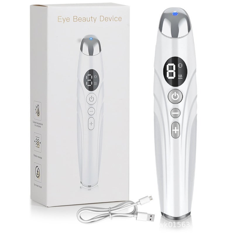 Cross-Border Eye Massager with Color Light, Ion Technology, and Heating Function - Electric Beauty Pen for Puffiness Relief - Image 5