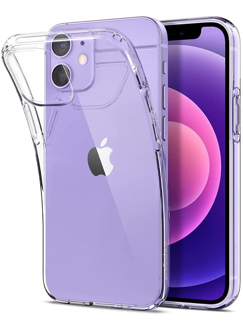 CATANES iPhone 12 Mini Clear Case Shockproof Transparent Soft Ultra Slim TPU Back Cover 5.4 inch - Image 1