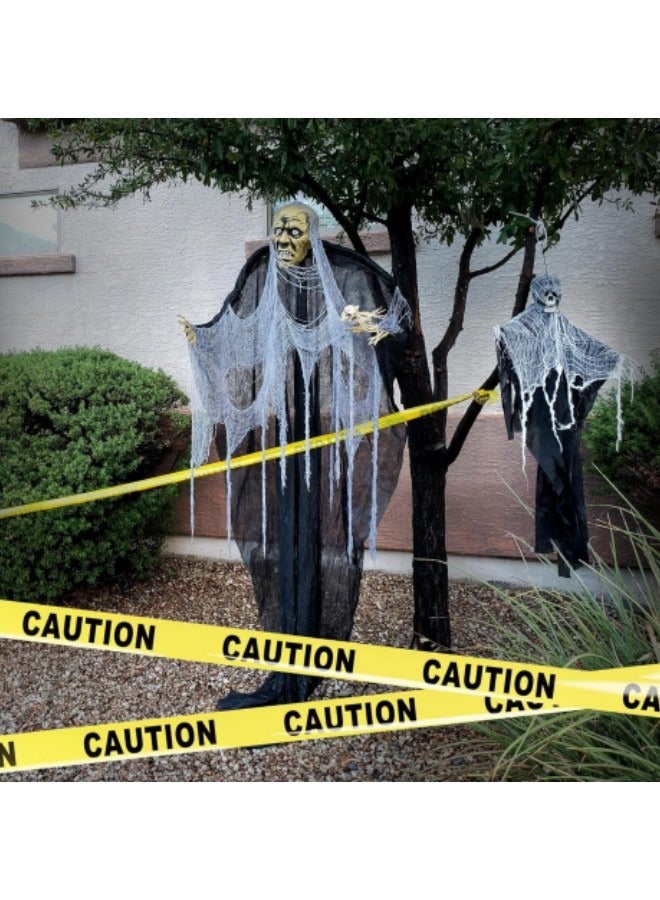 GGEROU Festival Decorations Caution Tape, 2 Pack Hazard Warning Tape Roll - Image 4
