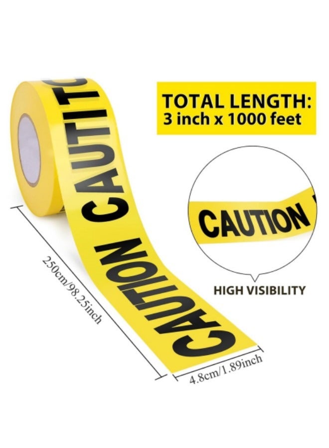 GGEROU Festival Decorations Caution Tape, 2 Pack Hazard Warning Tape Roll - Image 3