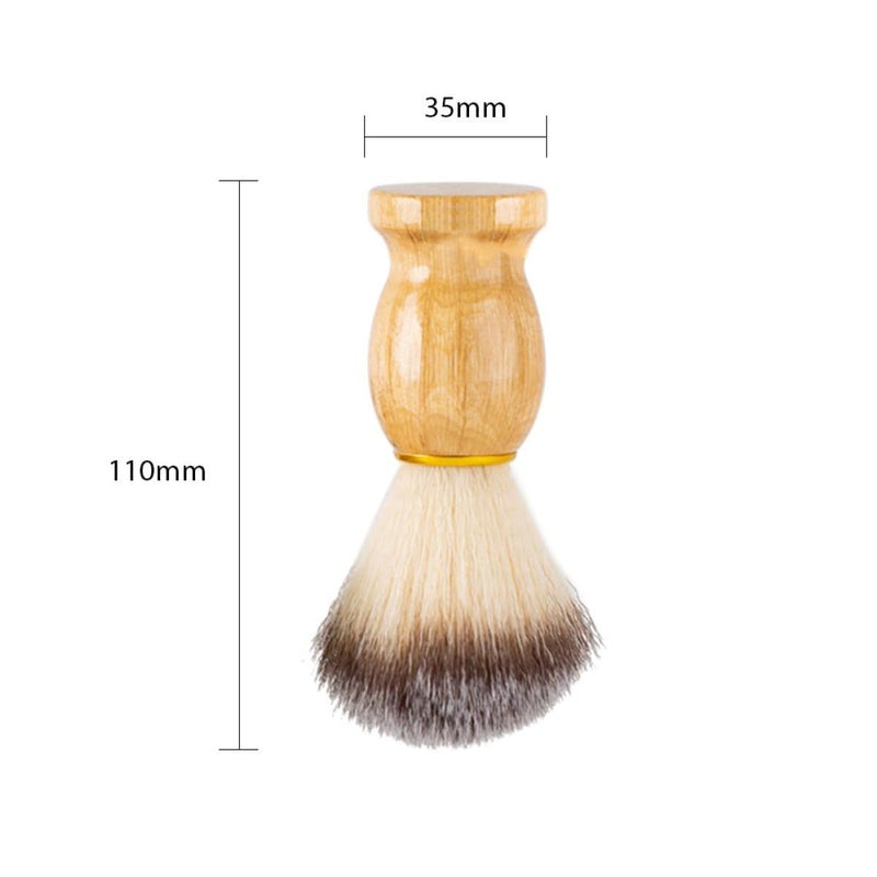 Black Acrylic Shaving Brush Razor Holder Stand Set Mens Grooming Bathroom Organizer - Image 3