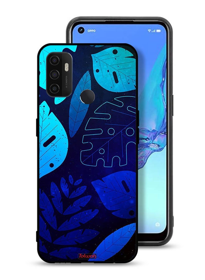 Tolwak Oppo A11s Protective Case Cover Leaves Pattern - Image 1