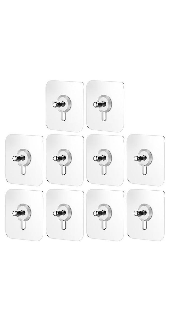 Adhesive nails for decorations and hangings 10 pcs - Image 1