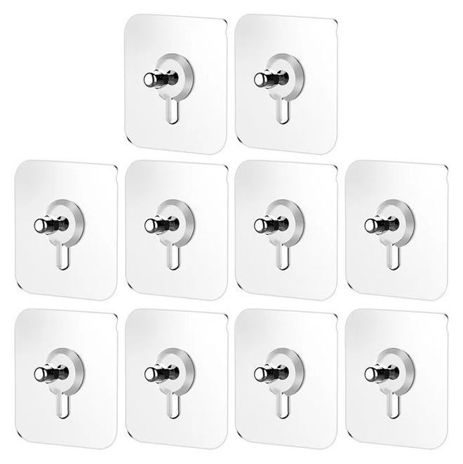 Adhesive nails for decorations and hangings 10 pcs - Image 1