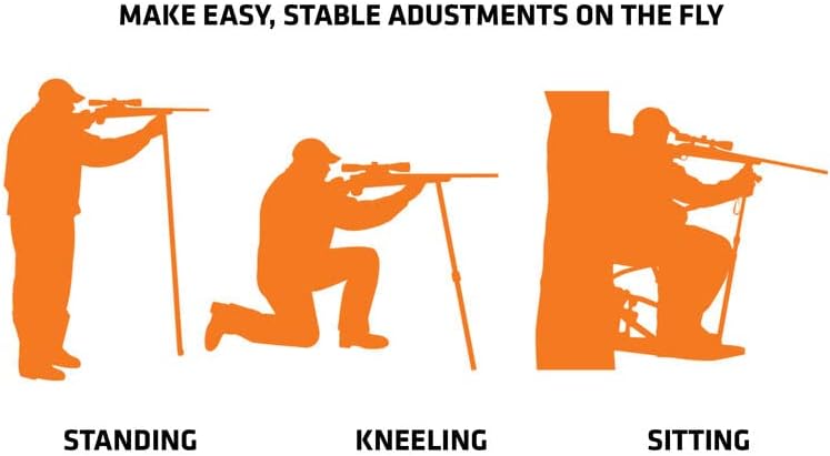 PRIMOS Hunting Trigger Stick Gen3 Shooting Stick, Adjustable Height, Quick-Detach Yoke, Durable and Lightweight, Ideal for Hunting, Shooting, and Photography - Image 3