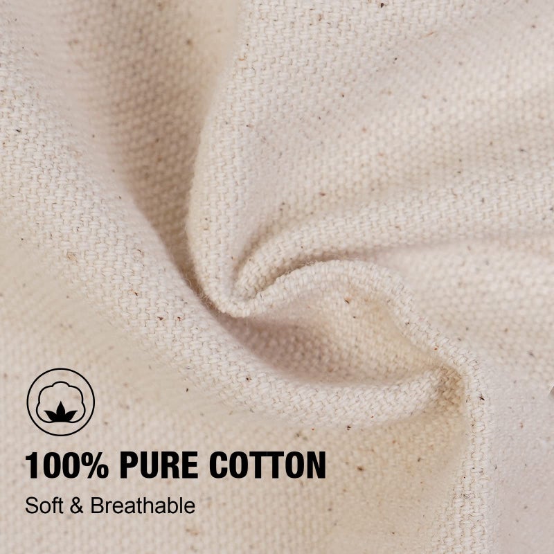 conda Adjustable Professional Bib Apron 100% Cotton Canvas with 3 Pockets for Women Men Adults, Waterproof, Natural 31inch (1pcs Pack) - Image 4