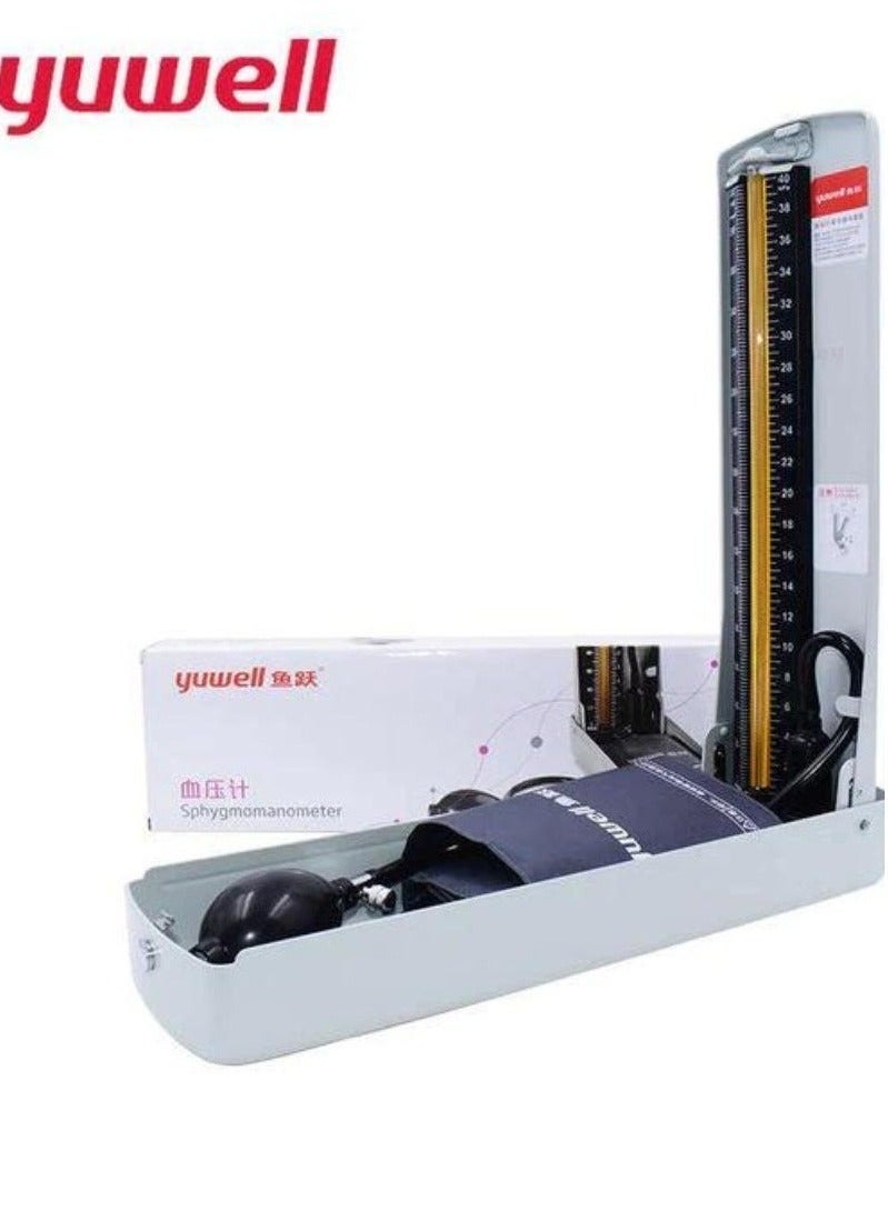 Yuwell The mercury blood pressure monitor features a durable case and an easy to read indicator to achieve accurate and reliable readings every time and maintains stable readings even in varying humidity or temperature conditions - Image 1