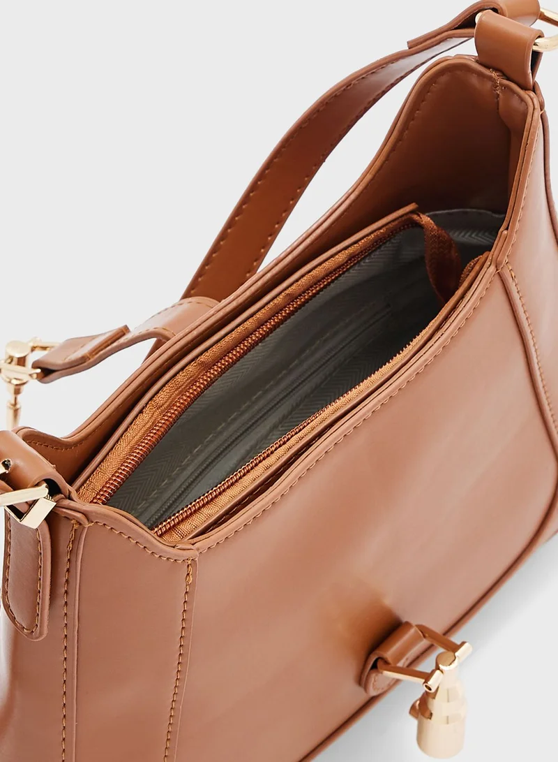 ELLA Trim Detail Shoulder Bag