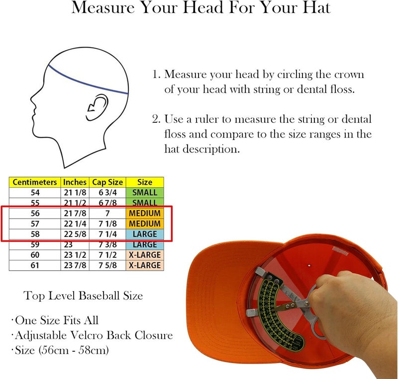 Top Level Baseball Cap Men Women - Classic Adjustable Plain Hat - Image 4
