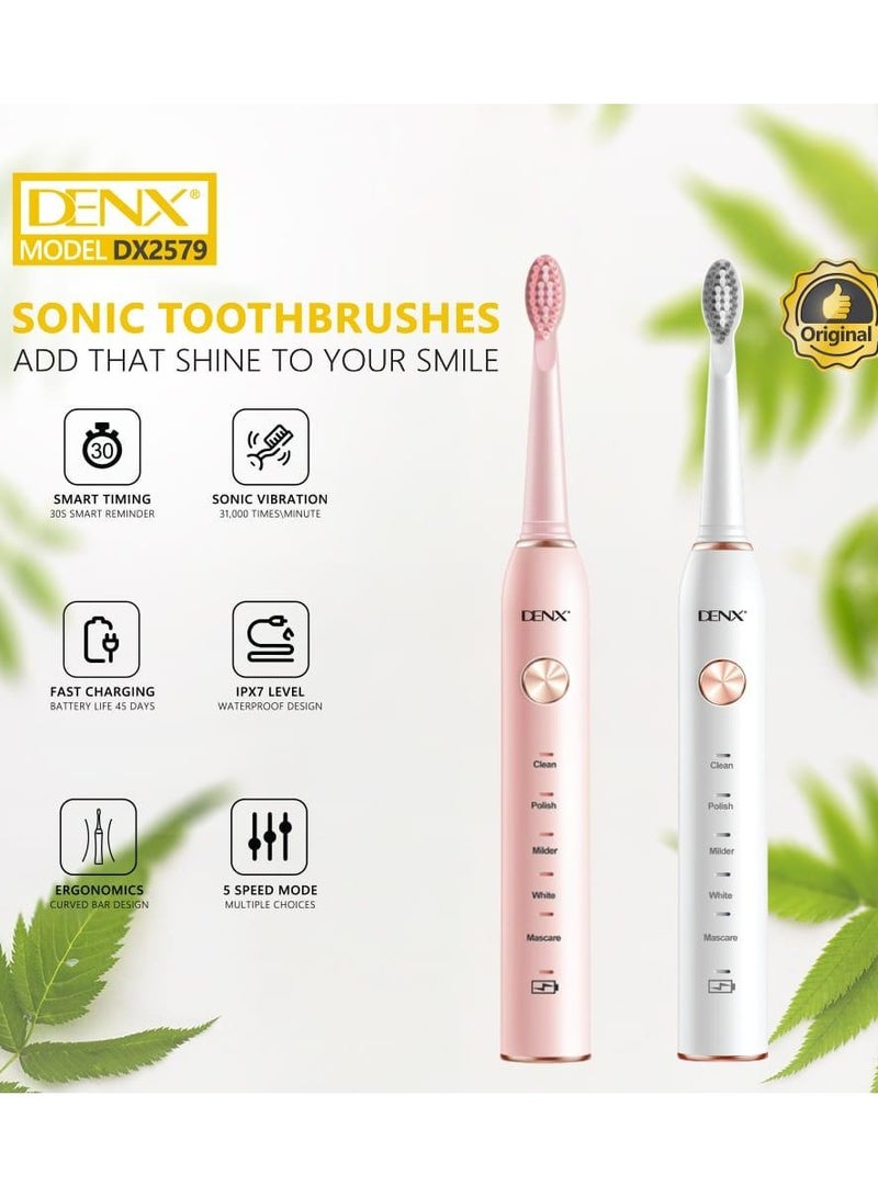 دينكس فرشاة أسنان إلكترونية للعناية المتكاملة – 5 سرعات ذكية - Image 5