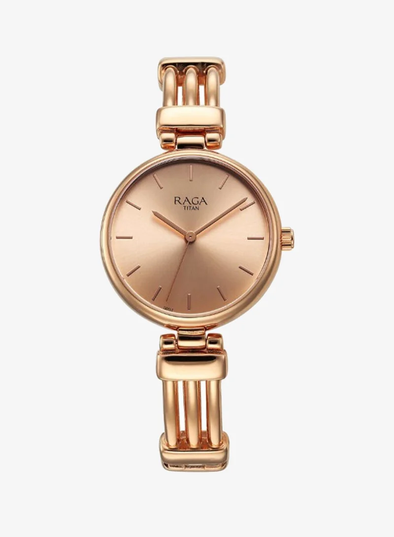 تيتان Women's Metal Analog Watch 95263WM01 - 32 mm