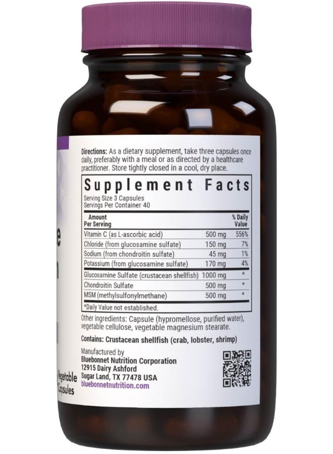 Bluebonnet Nutrition Glucosamine Chondroitin & Msm Capsules  - Image 2
