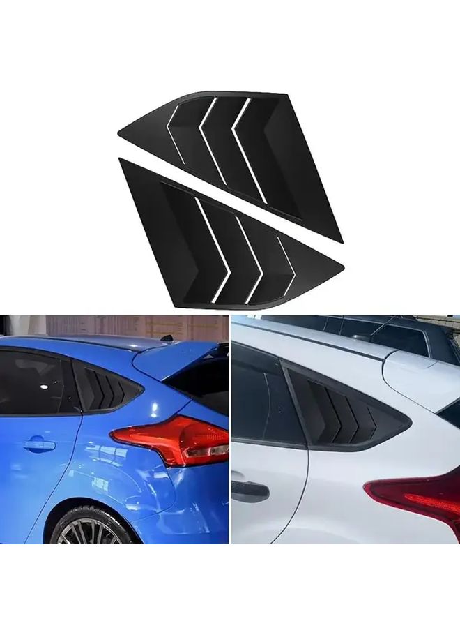 Carbon Fiber Side Window Louvers For Ford Focus ST RS MK3 2012 2018 Hatchback - Image 5
