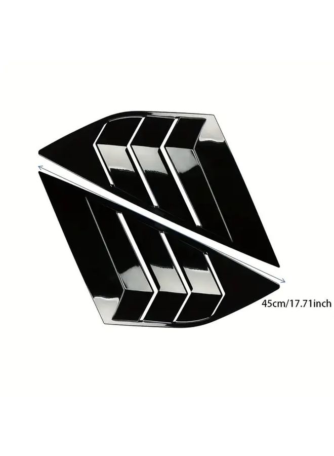 Carbon Fiber Side Window Louvers For Ford Focus ST RS MK3 2012 2018 Hatchback - Image 2