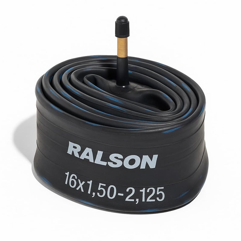 RALSON 16 Inch Bicycle Inner Tube (16x1.50–16x2.125) Fits 40-305/47-305/50-305/54-305/57-305 | 48mm AV Schrader Valve | Butyl Rubber Tube for Kids Bike, BMX, Scooter, Stroller, Folding - Image 2