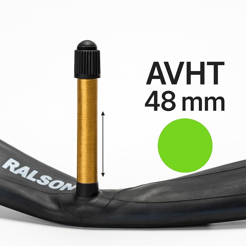 RALSON 16 Inch Bicycle Inner Tube (16x1.50–16x2.125) Fits 40-305/47-305/50-305/54-305/57-305 | 48mm AV Schrader Valve | Butyl Rubber Tube for Kids Bike, BMX, Scooter, Stroller, Folding - Image 4