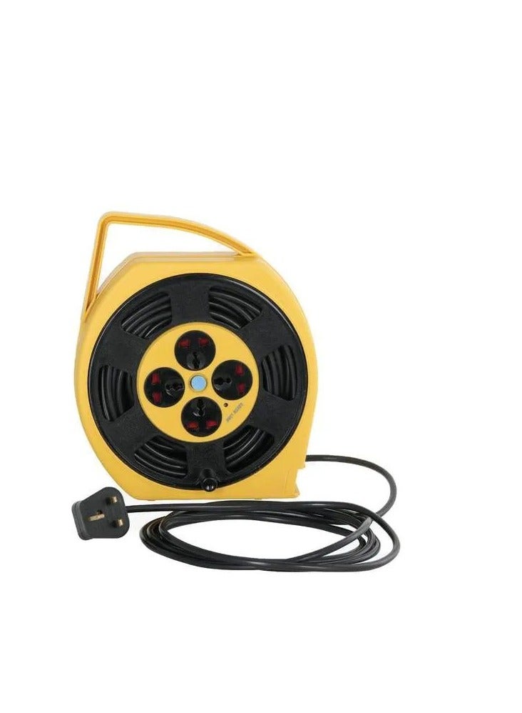 مقبس طاقة 15 متر، 4 مقابس عالمية، سلك نحاسي نقي، مقبض محمول - Image 1