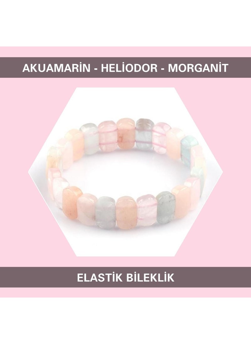 Aquamarine - Heliodor - Morganite Natural Stone Elastic Bracelet DB157 - pzsku/Z6EA920F44DDB7F4A4942Z/45/_/1725792776/053519d8-476b-448b-8345-d527b4e2e9c6