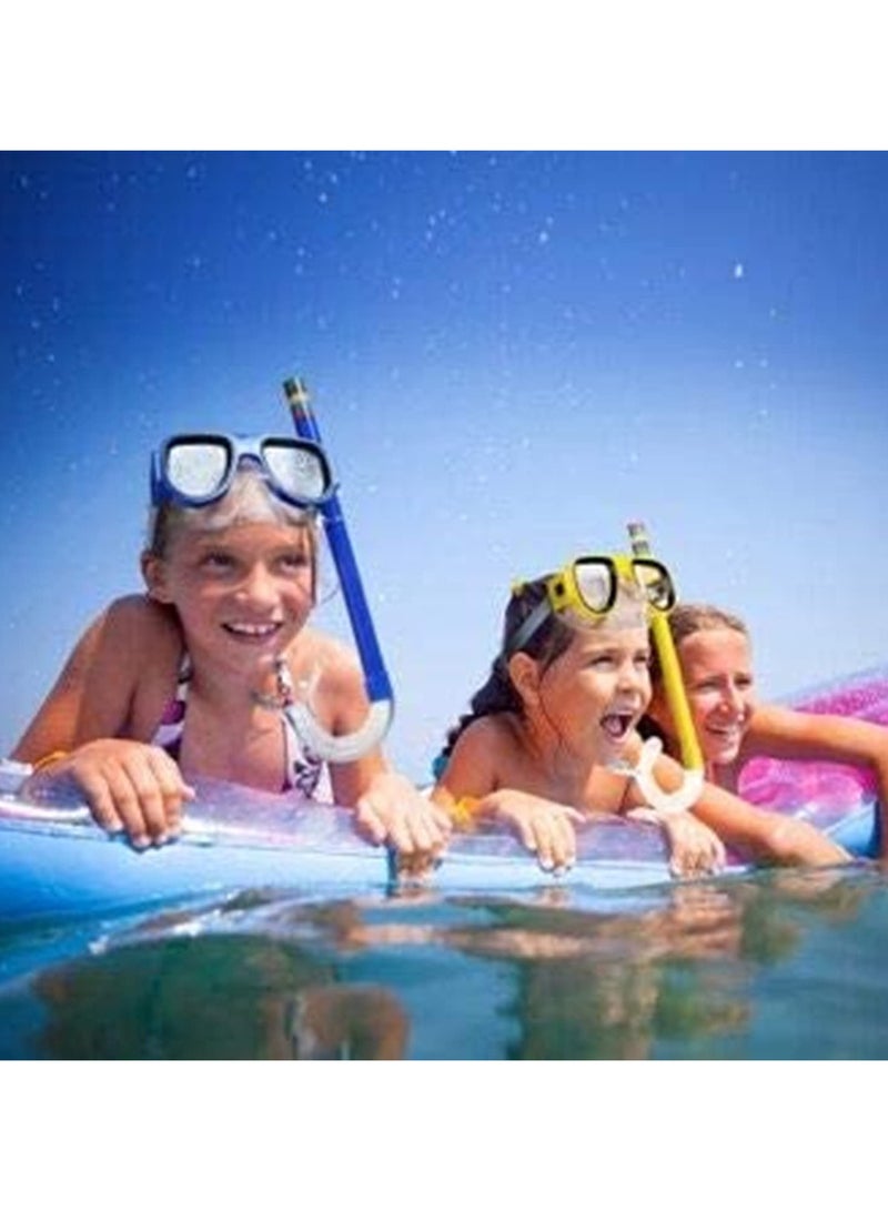 مجموعة نظارات الغوص للأطفال والشباب مع أنبوب سنوركل مقاوم للصدمات ومضاد للضباب، إكسسوارات للرياضات المائية والغوص - Image 5