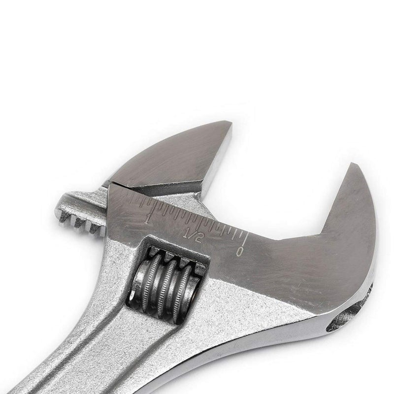 Crescent 3 Pc. Adjustable Wrench Set 6", 8" & 10" - Mechanical & Plumbing Wrenches - With Larger Knurl & Hex Jaw - Chrome Plated to Resist Rust & Corrosion - Reduces Fatigue - Hand Tools - AC3PC - Image 2