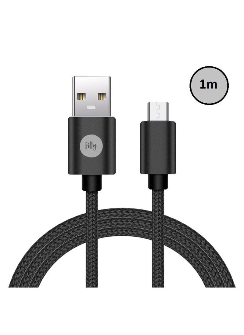 Type C Cable 1M USB Cable Black Nylon Braided Fast Charging Compatible with Samsung Galaxy S21, Note 20, M12, M52, A13, A23, A53, MacBook Pro, Nintendo Switch, Huawei, GoPro Hero 7,PS5, etc - pzsku/Z6EA94991161D79F67DDEZ/45/_/1668454427/802df065-ccd3-4408-9234-bfbb38e87760