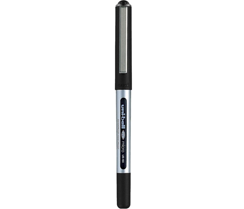 Uniball UNI-Ball Eye UB150 Roller Pen Set - Black Ink, Pack of 6 - Image 3