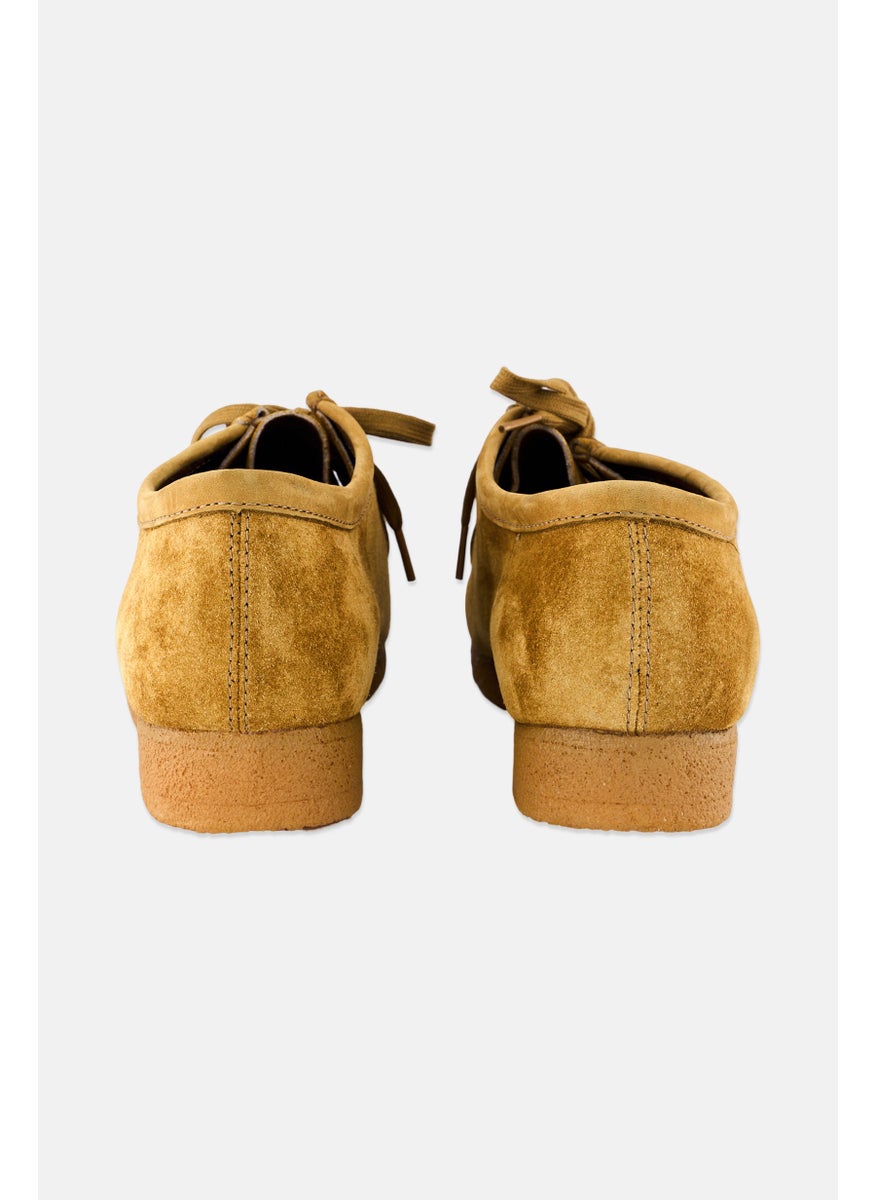 clarks Men Standard Wallabee Lace Up Casual Shoes, Khaki  - Image 2