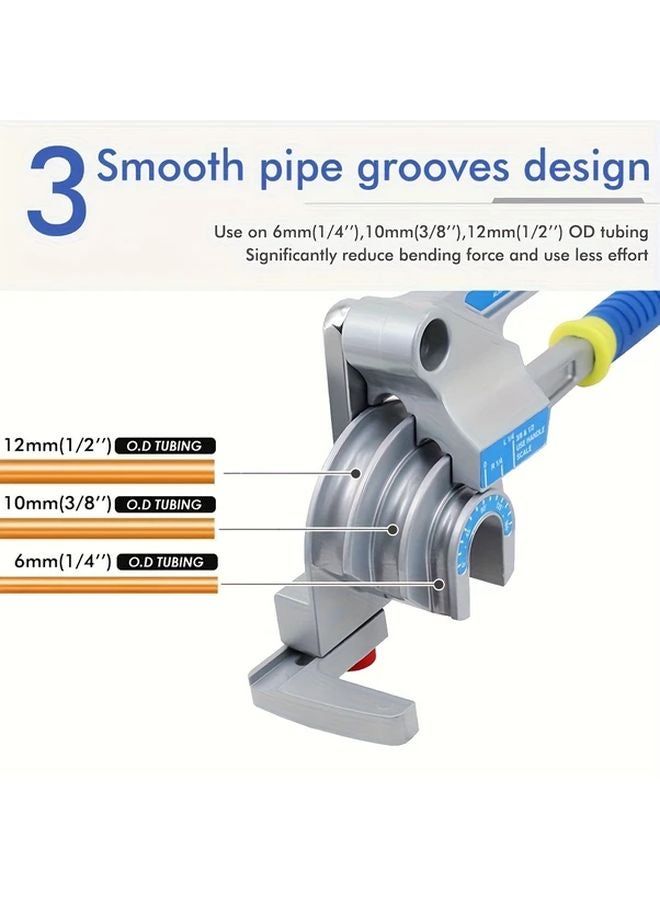 Manual Lever Bending Machine Metric Heavy Duty For Copper Aluminum Stainless Steel Tubes - Image 4