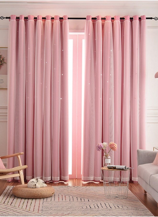كي واي دي - ستائر التعتيم Fabric Nation ستائر غرفة نوم معزولة حراريا لغرفة المعيشة 100x250 سم - Image 1