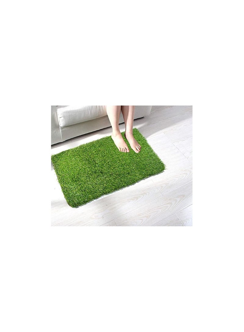 Plastic Artificial Grass BathDoor Mat - Image 1